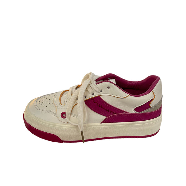 strawberry pink white shoes KF82707