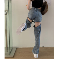 Ulzzang Fashion Jeans KF82125