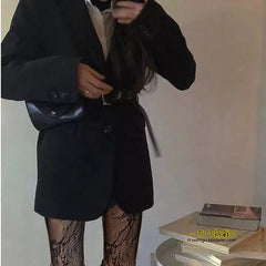 Fashion black stockings KF81910