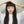 Black long straight wig KF81402