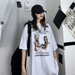 Bear print T-shirt KF81169