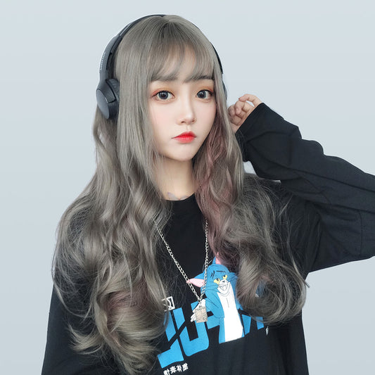 Gradient long roll wig KF9529