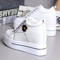 Little daisy high-top canvas shoes  KF90620