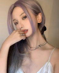 Purple gradient wig KF82103
