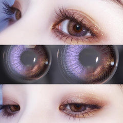 PURPLE CONTACT LENS (TWO PIECES) KF23903