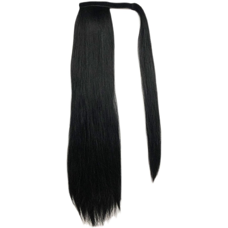 Black double ponytail 2 pack  KF82688