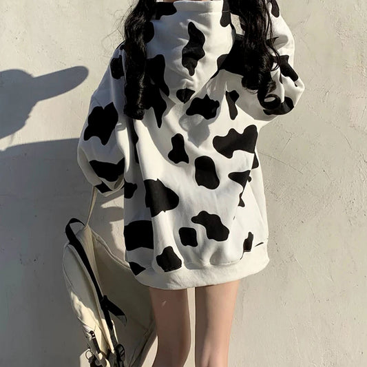 Harajuku Cow Sweatshirt KF82295