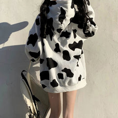 Harajuku Cow Sweatshirt KF82295