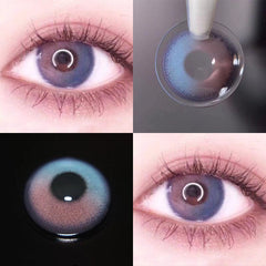 PINK BLUE CONTACT LENS (TWO PIECES) KF23435
