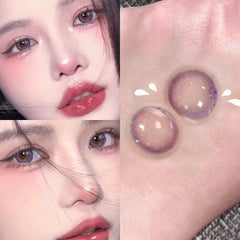 Purple CONTACT LENSES (TWO PIECES) KF82775