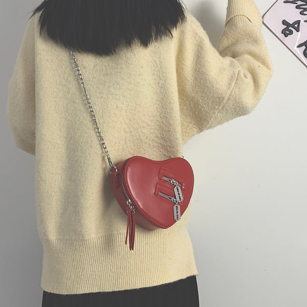 Heart  PU bag KF81005