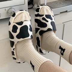Cute cow slippers KF82728
