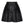 Black PU pleated skirt KF9589