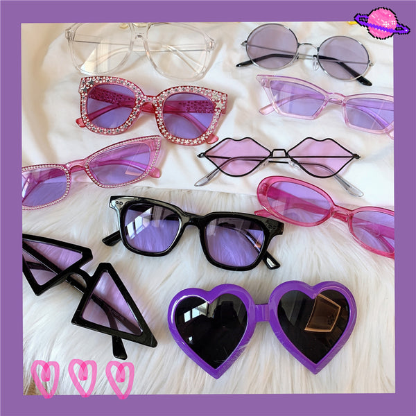 Purple Fashion Sunglasses KF81844