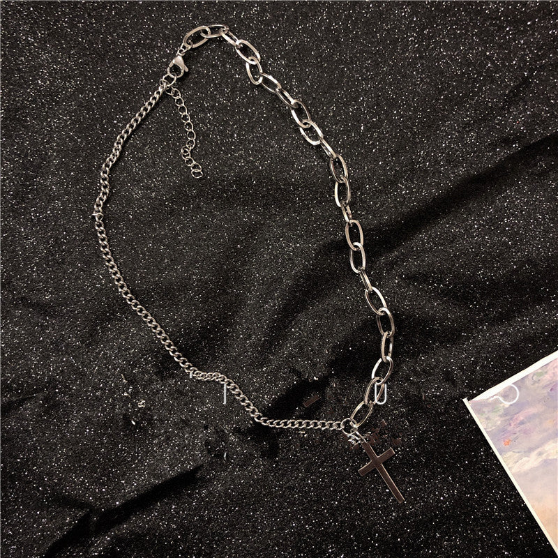 Cross necklace KF81126