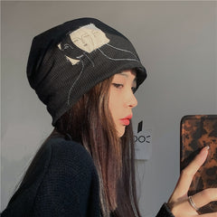 Knitted woolen hat KF81785