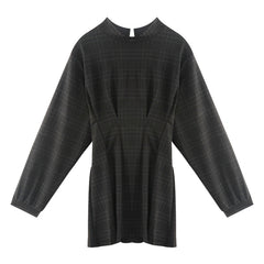 Chic plaid dress KF9546