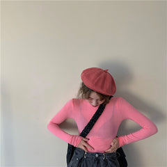 Ins Candy Slim Top KF81063