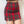 Red plaid skirt KF90344