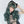 Dark green long roll wig KF9494