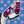 Striped skull socks KF82896