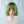 Green harajuku wigs KF8402