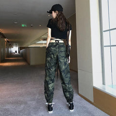 Ulzzang camouflage pants KF90670