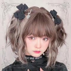Harajuku micro curly short wig  KF82830