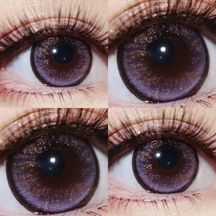 Purple contact lenses (two pieces)  KF83259