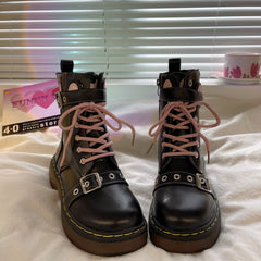 lolita black Martin boots  KF82547