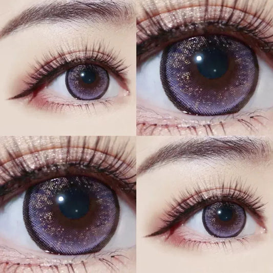 Purple contact lenses (two pieces)  KF83259