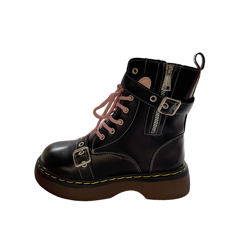 lolita black Martin boots  KF82547