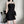 Dark black dress KF81838