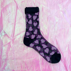 cute Breathable Crystal socks KF82211