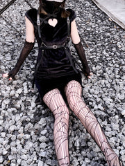 Punk Heart Cutout Dress   KF83063