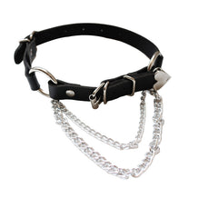 unzzy peach heart clavicle chain KF50074