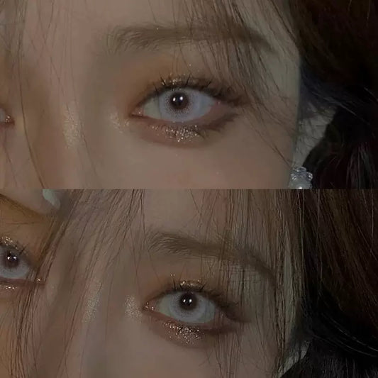 GREY CONTACT LENSES (TWO PIECES)  KF83523