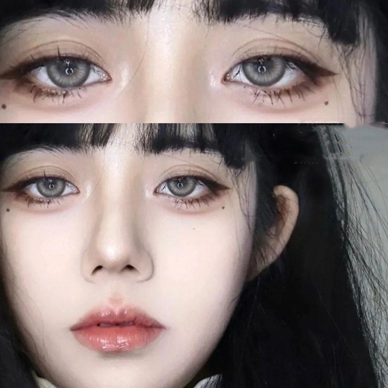 Black Swan Grey CONTACT LENSES (TWO PIECES)  KF82763