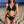 Two-piece black swimsuit  KF82655