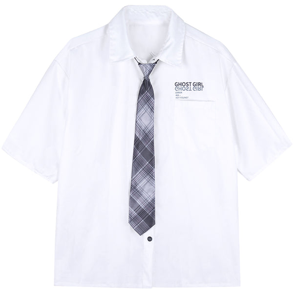 White tie shirt KF9141