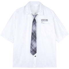 White tie shirt KF9141