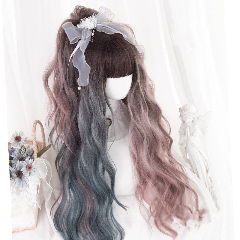 Lolita gradient long curly hair  KF82679