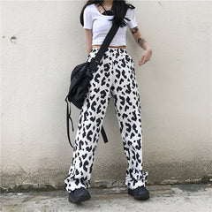 Ulzzang cow pants KF81523