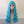 Sky blue long curly hair fluffy wig  KF82320