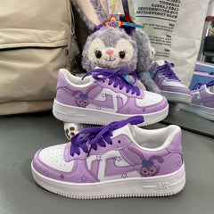Ulzzang Purple Sneakers   KF82629