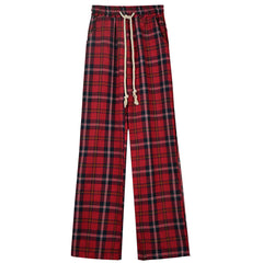 VINTAGE RED CHECK PANTS  KF83153