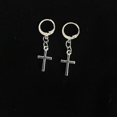 Love cross earrings KF9603