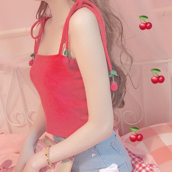 Red cherry vest KF908018