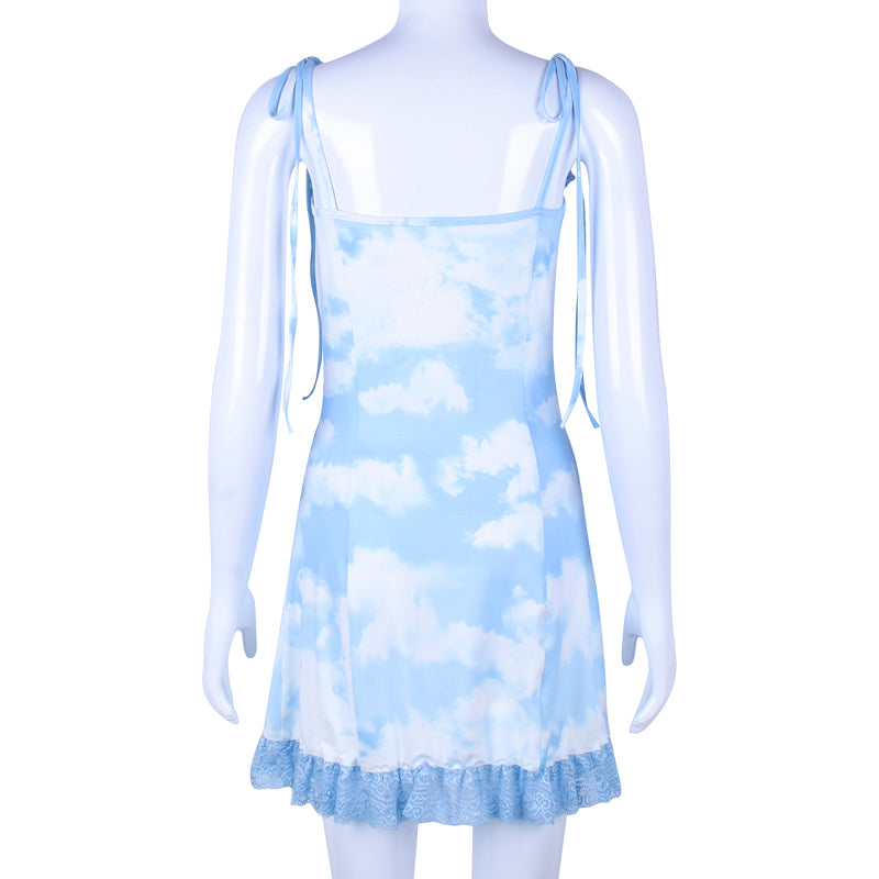 Blue sky dress KF9422