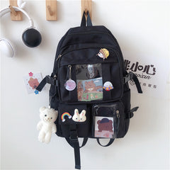 Ulzzang bear backpack KF82008
